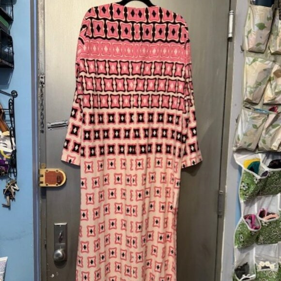 RETRO / BOHO 1970’sTUNIC GEOMETRIC DRESS - RARE - Picture 15 of 16